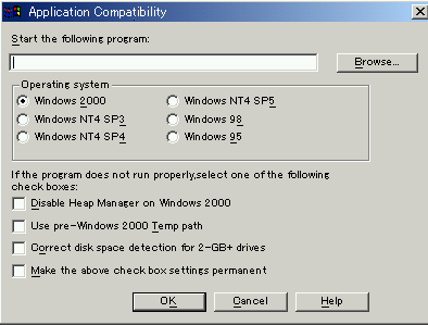 Application Compatibility Tool